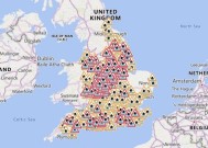 英国173个地区的人们被告知“立即行动”，洪水警报被绘制出来