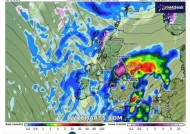 英国天气：气温零下3摄氏度的北极风暴横扫英国，新地图上的降雪预报